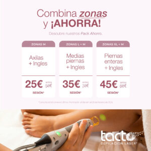 Depilación Láser: Combina zonas y ¡AHORRA!